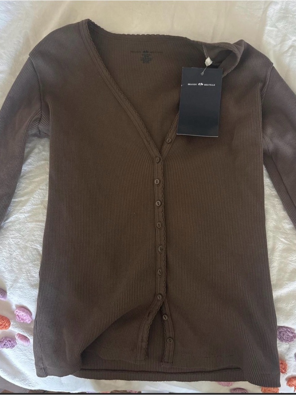 Brandy Melville Brown Long Sleeve